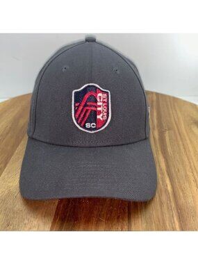 St. Louis City SC New Era 39Thirty Stretch Fit Hat Cap Soccer M /L MLS